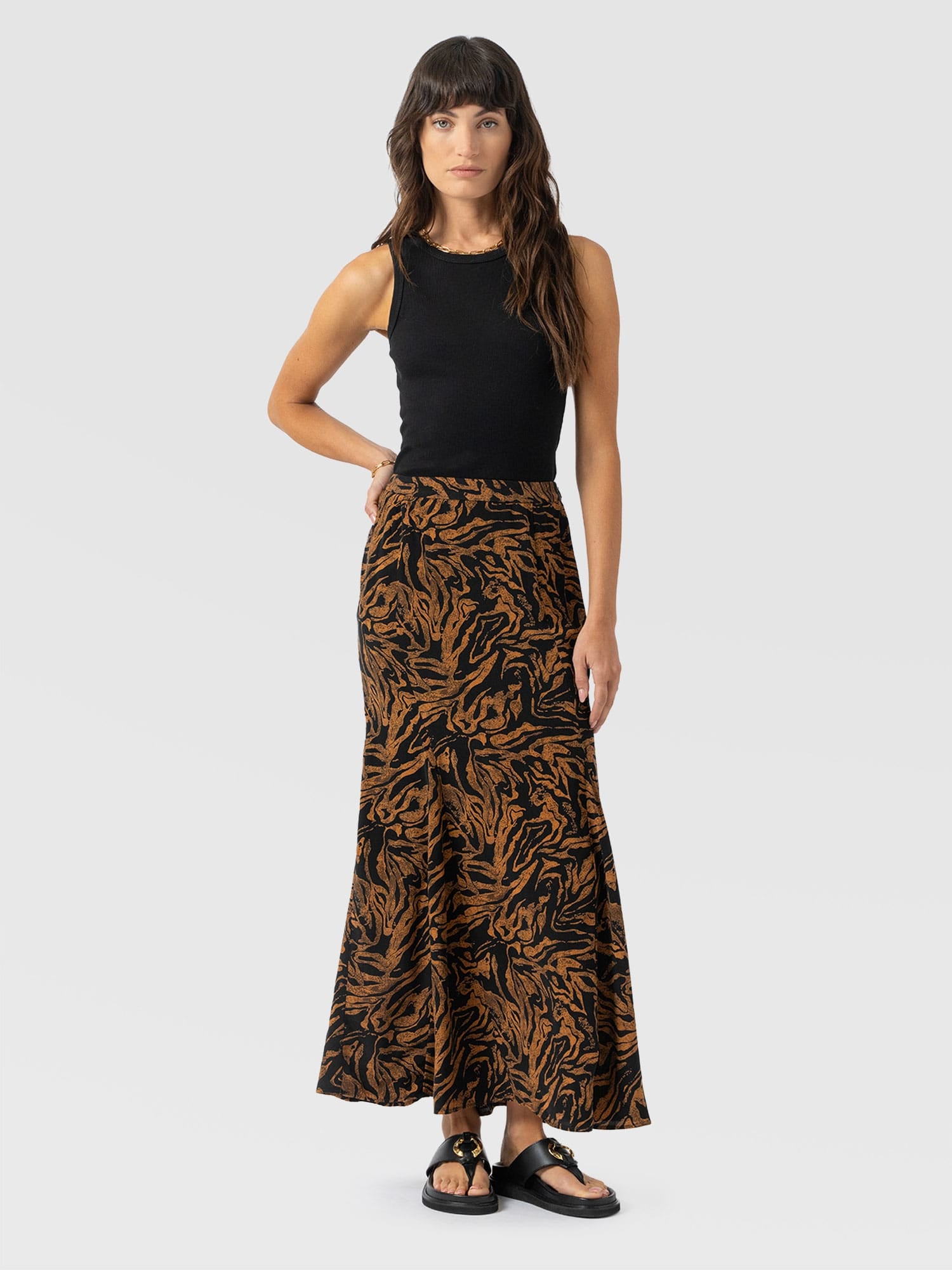 Audrey Skirt - Brown Zebra - Image 2