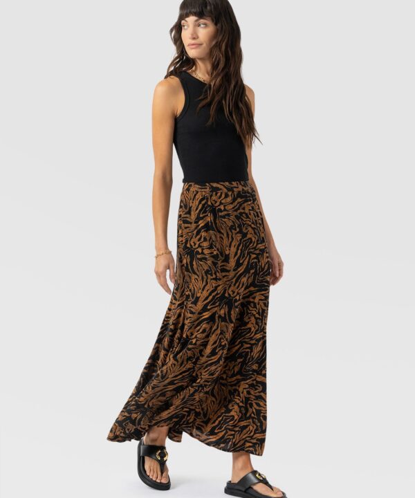 Audrey Skirt - Brown Zebra