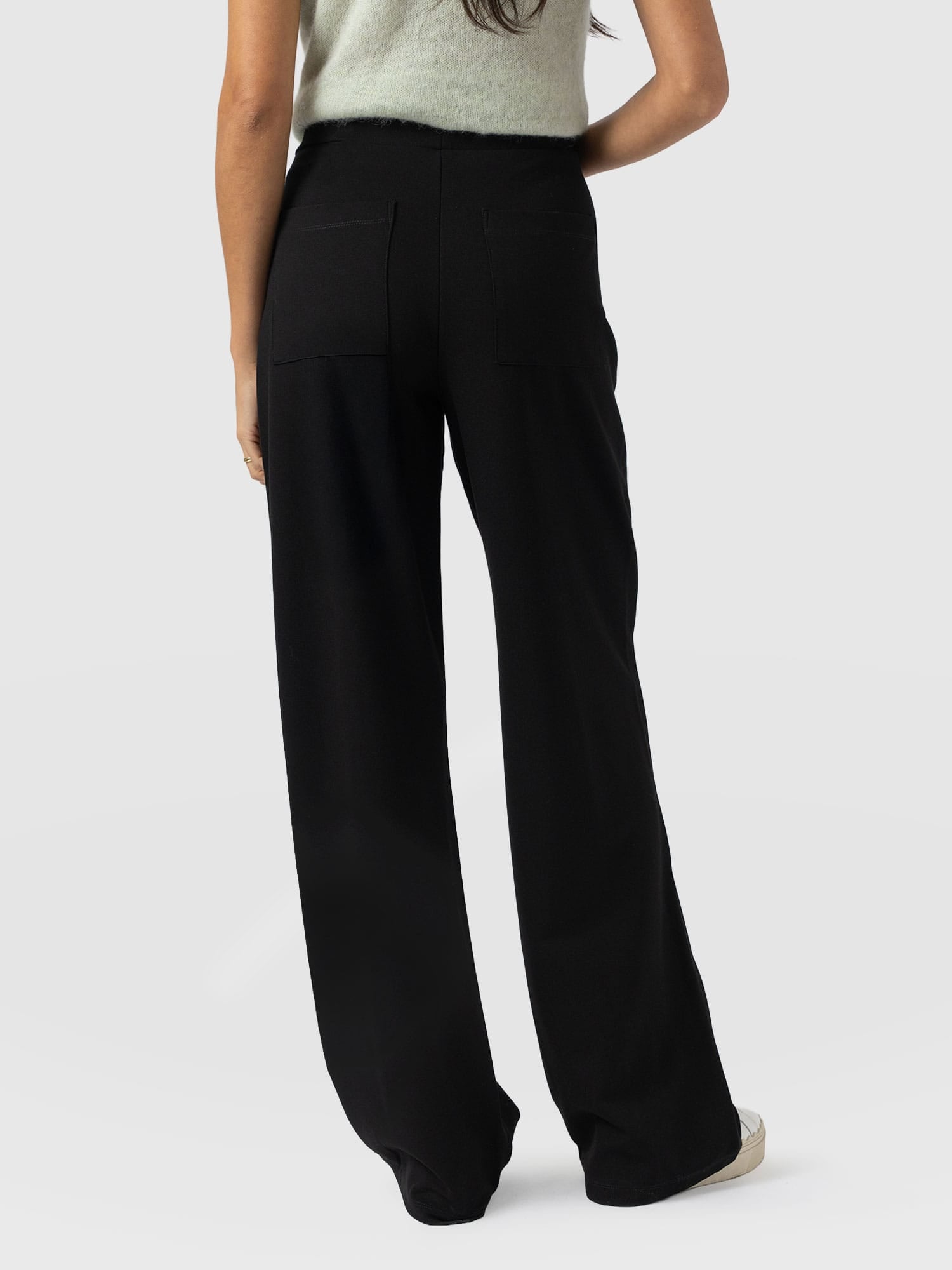 Averie Wide Leg Pant - Black - Image 6