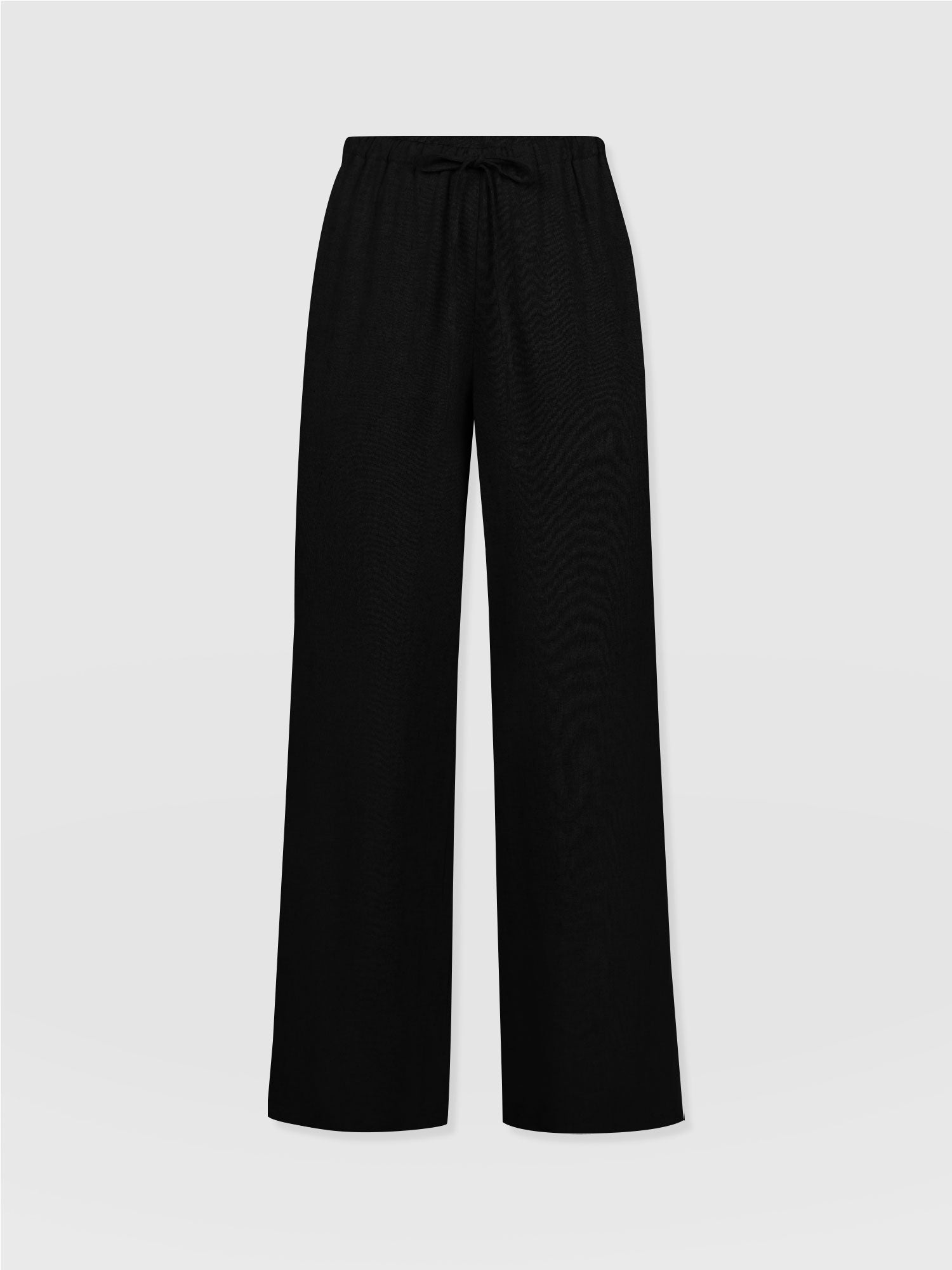 Corinne Linen Pant - Black - Image 7