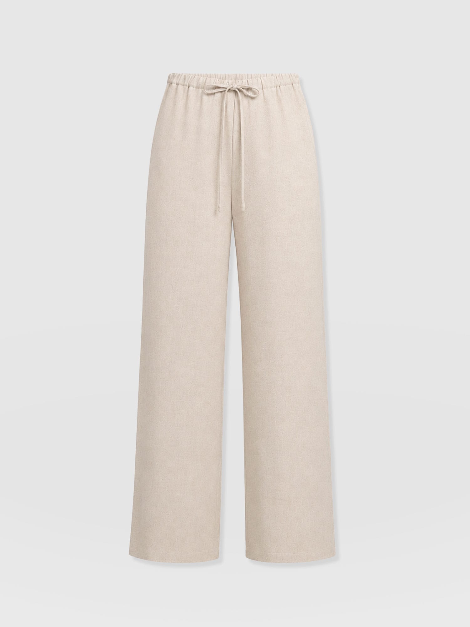 Corinne Linen Pant - Oatmeal - Image 7