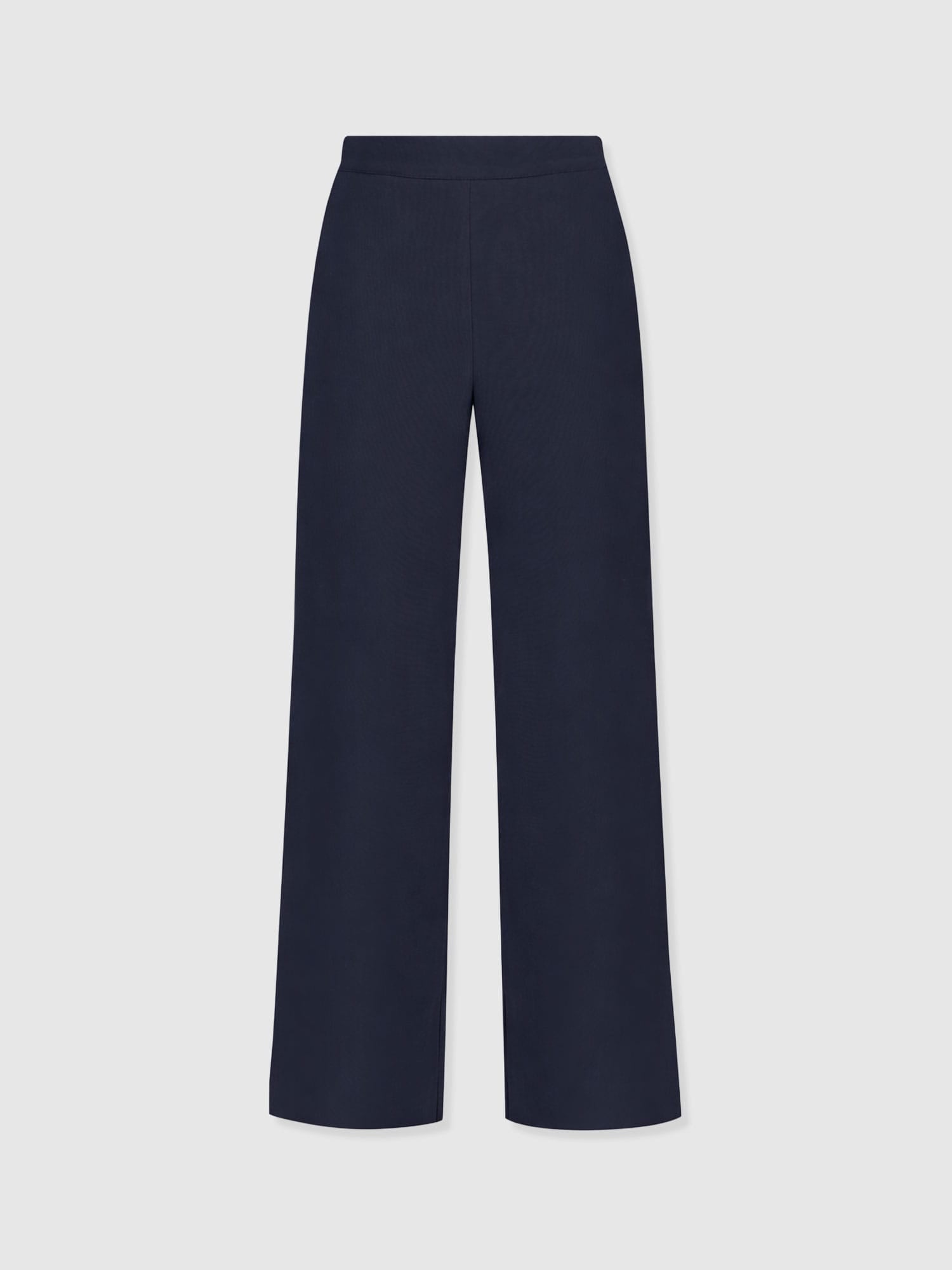 Corinne Wide Leg Linen Pant - Navy - Image 7