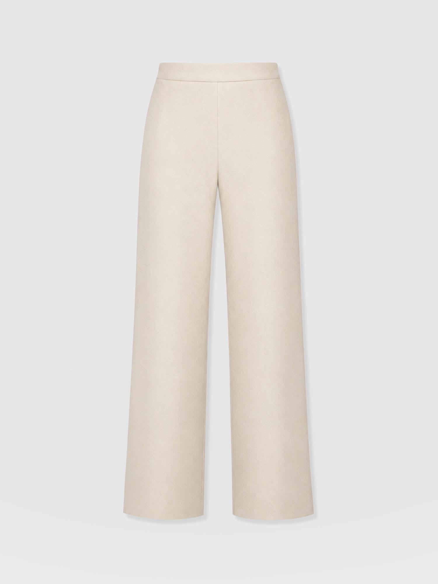 Corinne Wide Leg Linen Pant - Oatmeal - Image 7