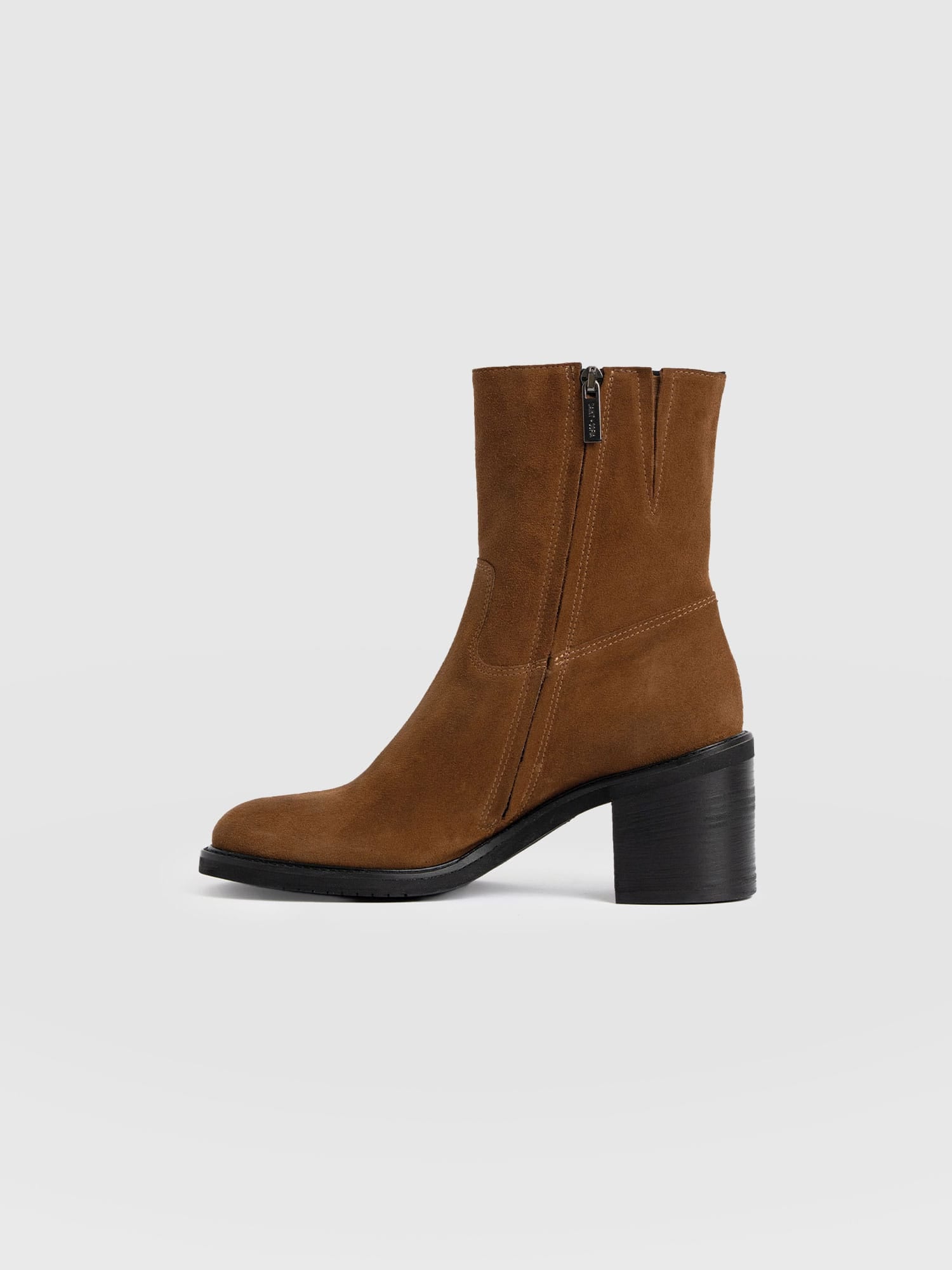 Dakota Ankle Boot - Camel Suede - Image 2
