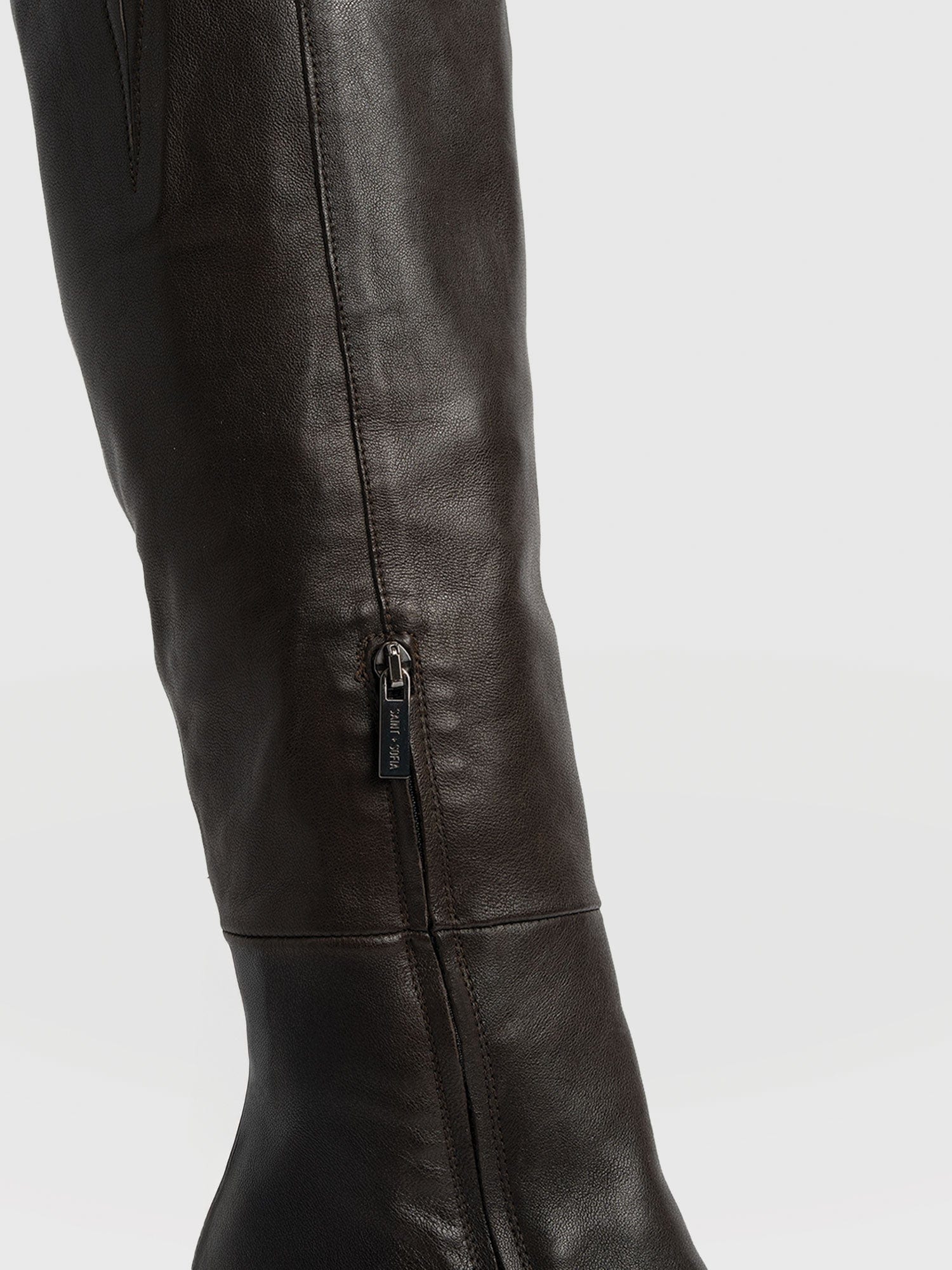 Dallas Knee High Boot - Chocolate - Image 5