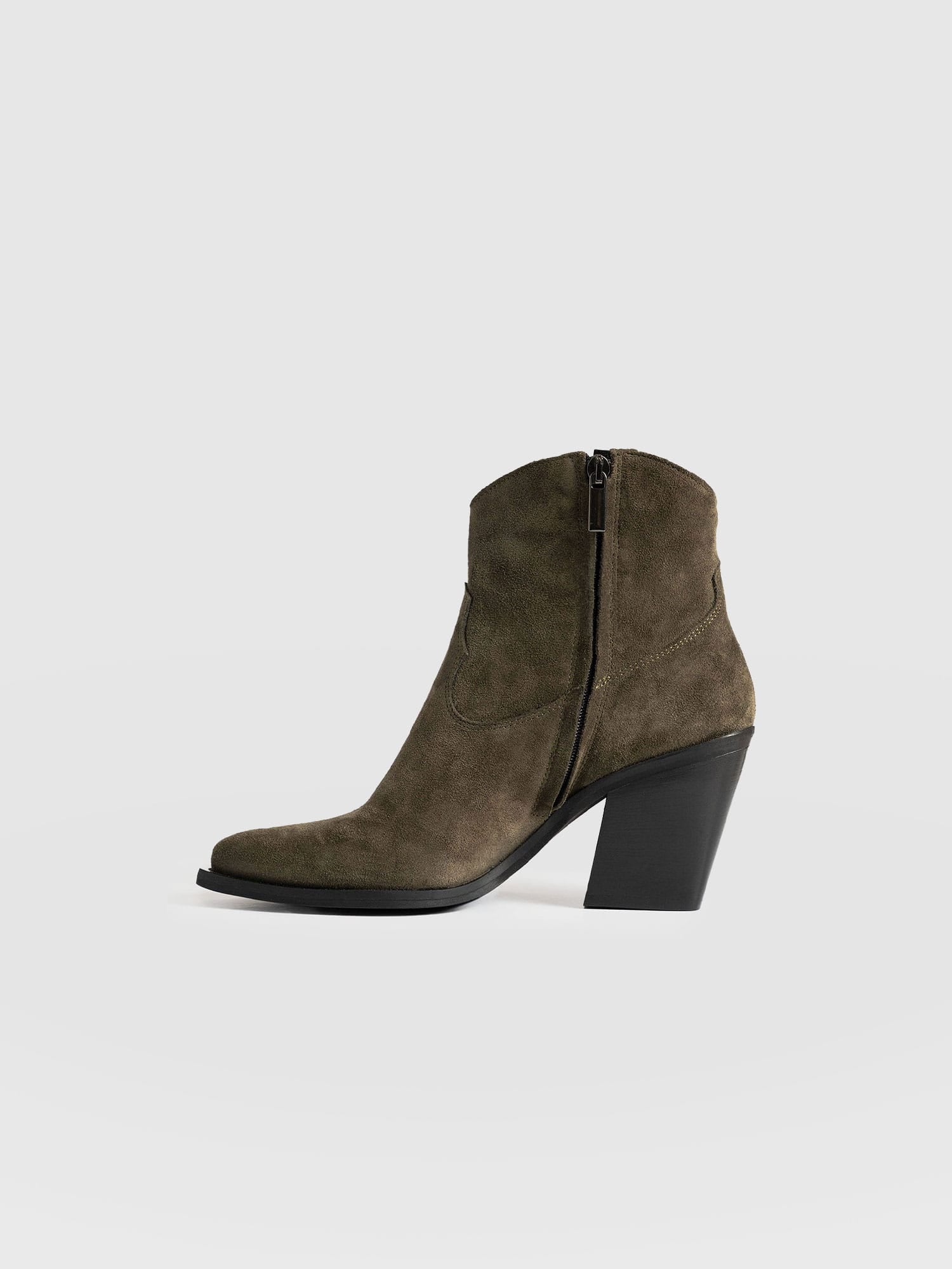 Dallas Mid Boot - Khaki - Image 2