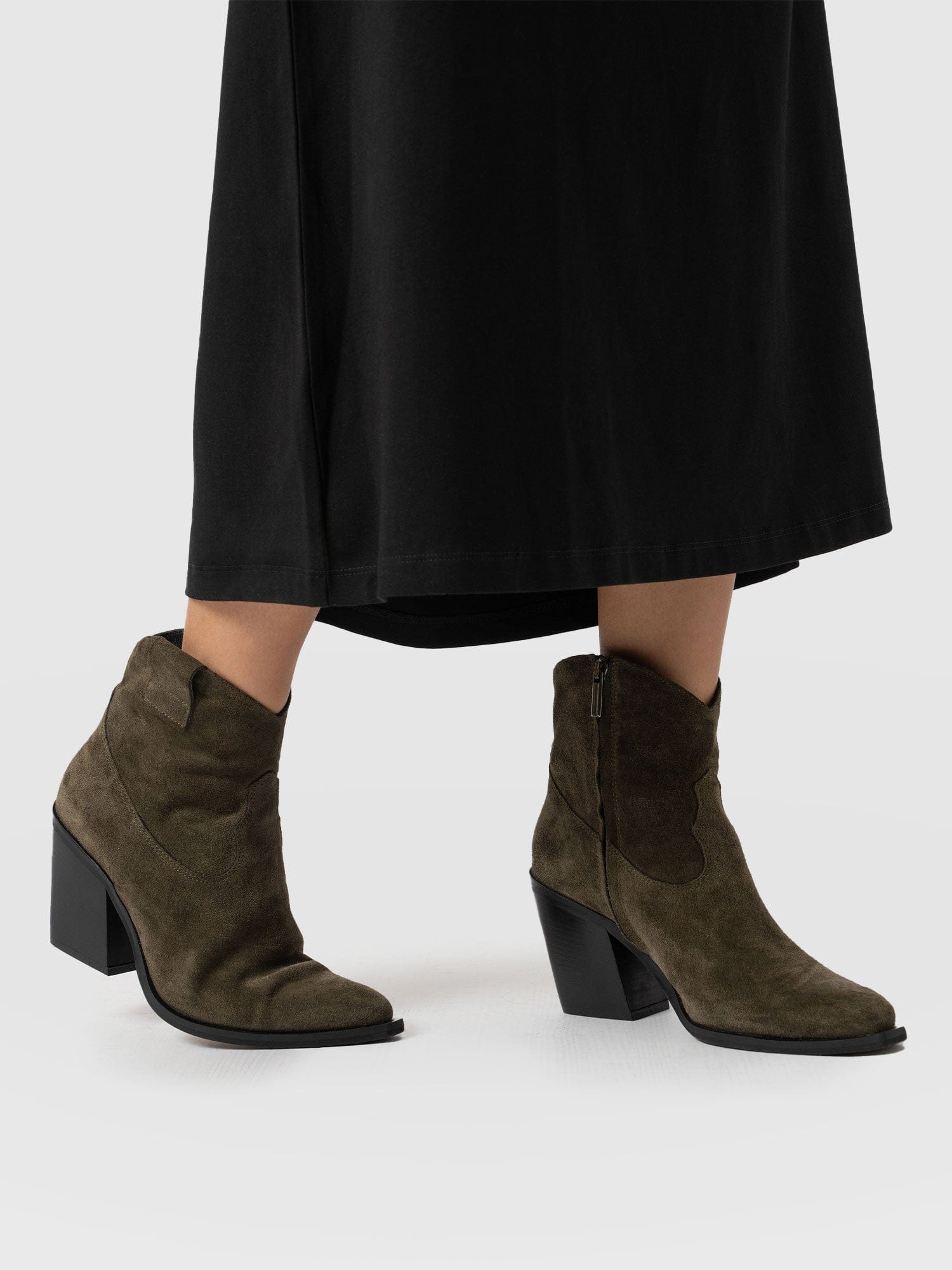 Dallas Mid Boot - Khaki - Image 6
