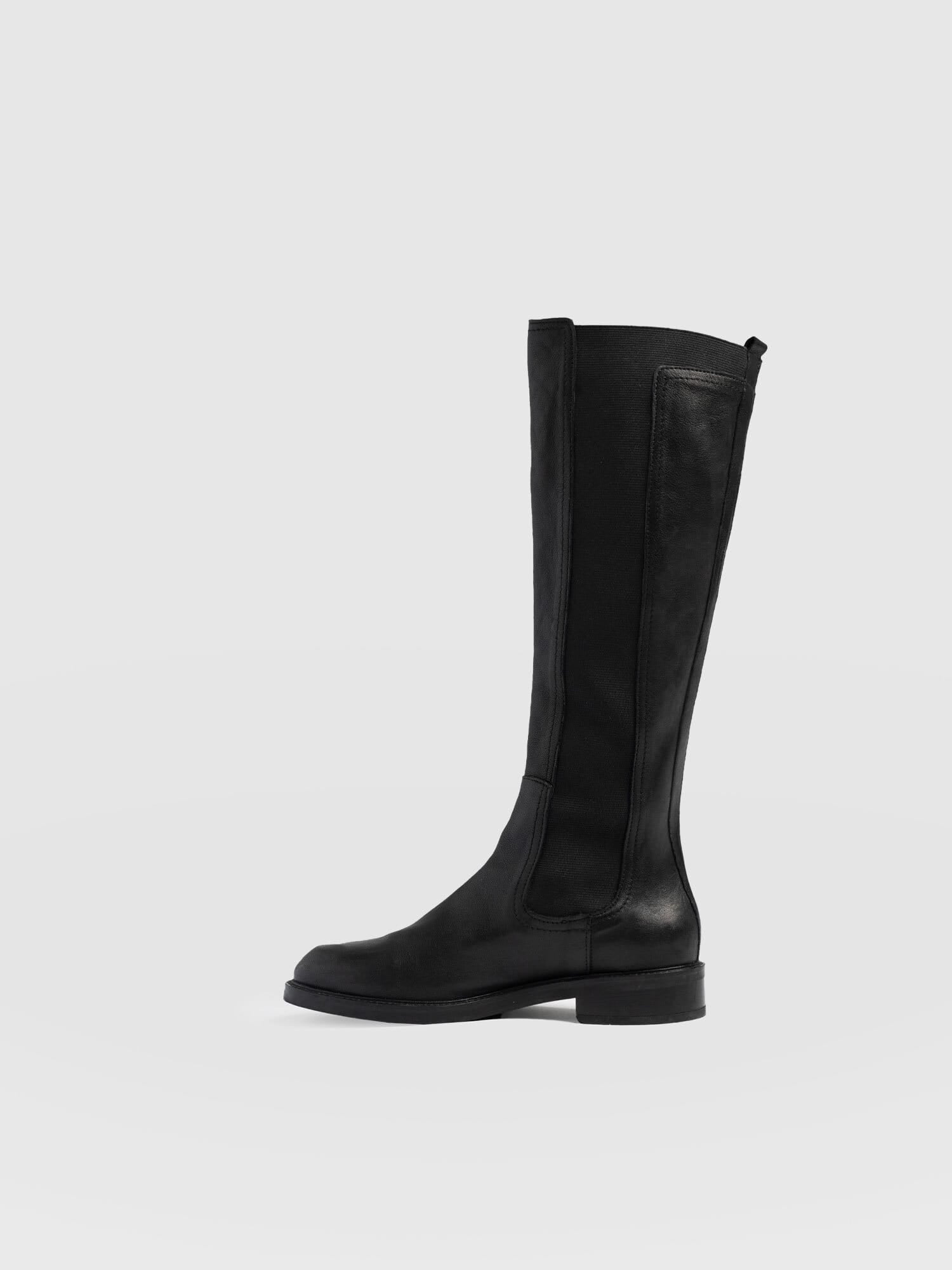 Evelyn Knee High Boot - Black - Image 2