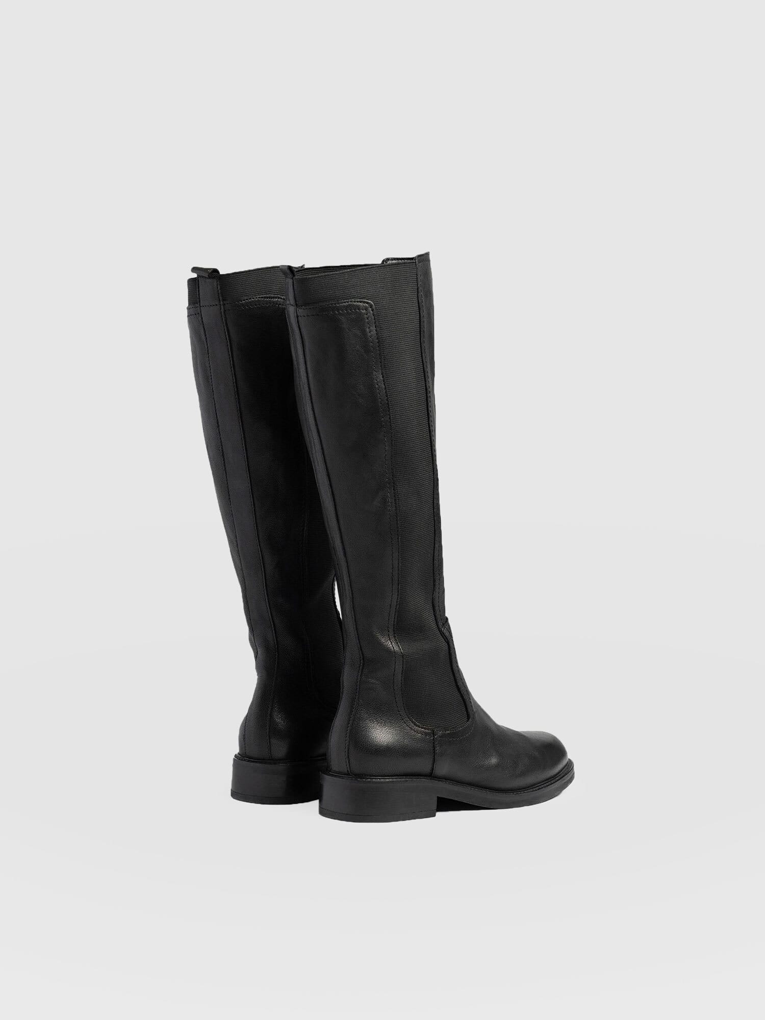 Evelyn Knee High Boot - Black - Image 4