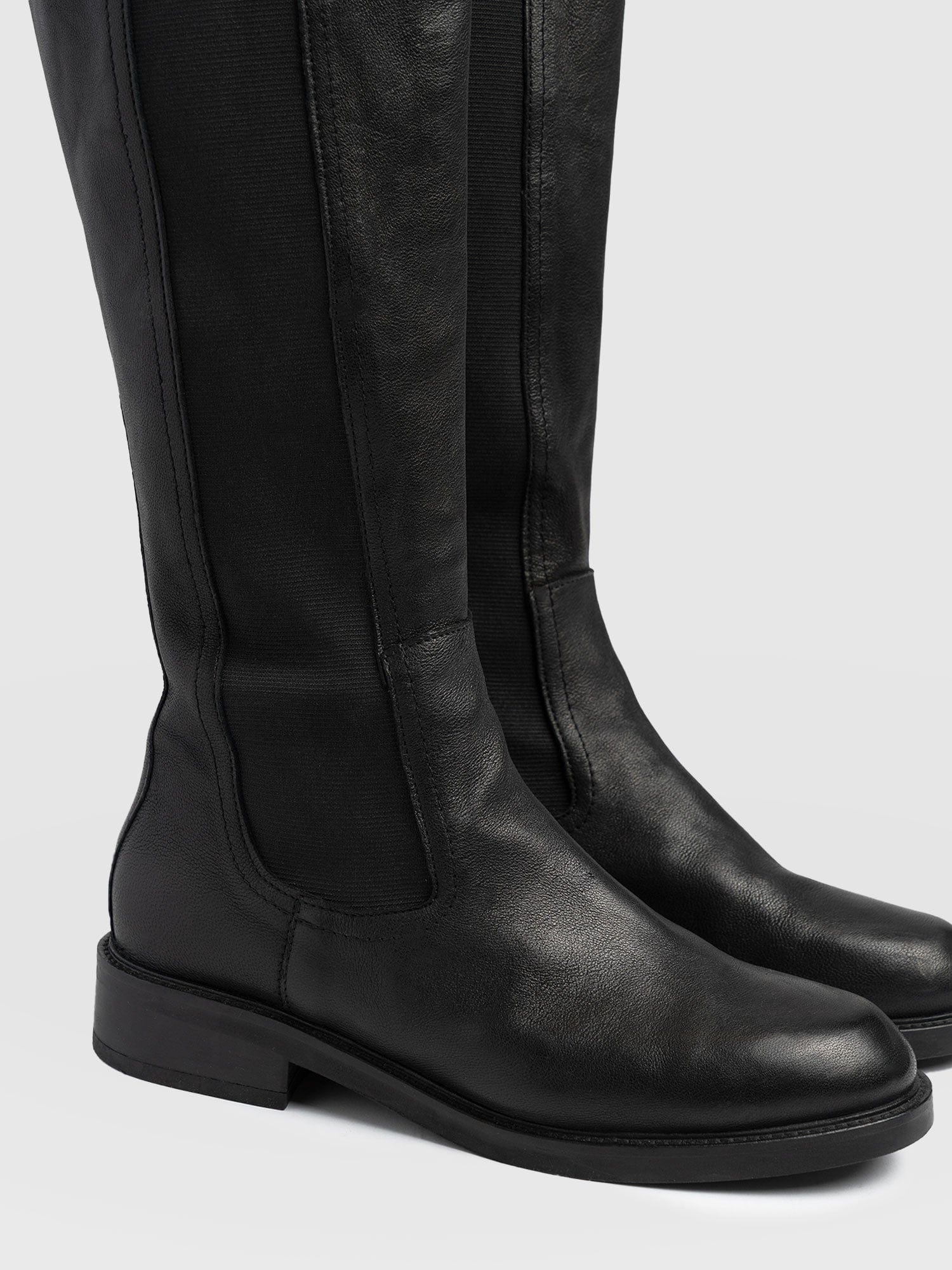Evelyn Knee High Boot - Black - Image 5