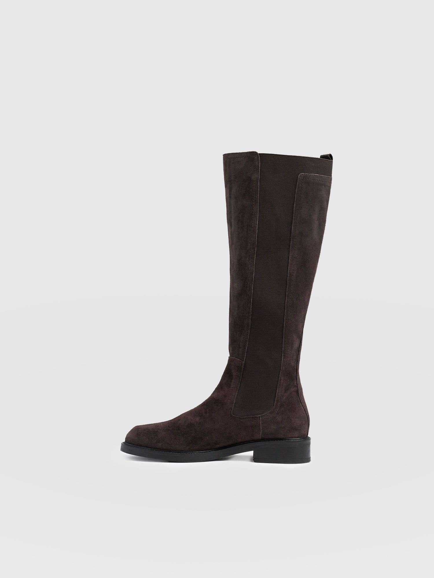 Evelyn Knee High Boot - Brown - Image 2
