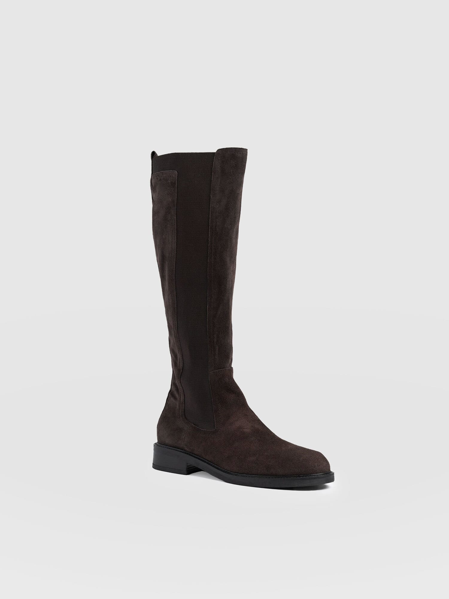 Evelyn Knee High Boot - Brown - Image 3