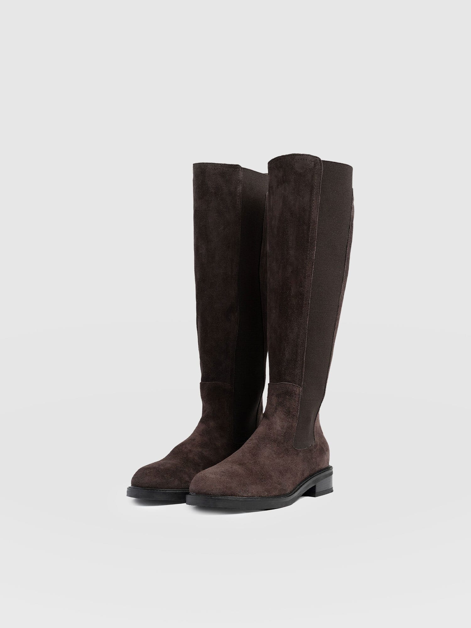 Evelyn Knee High Boot - Brown - Image 4