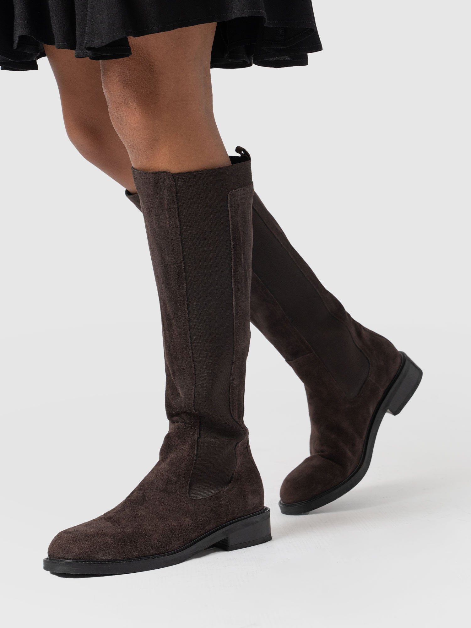 Evelyn Knee High Boot - Brown - Image 6