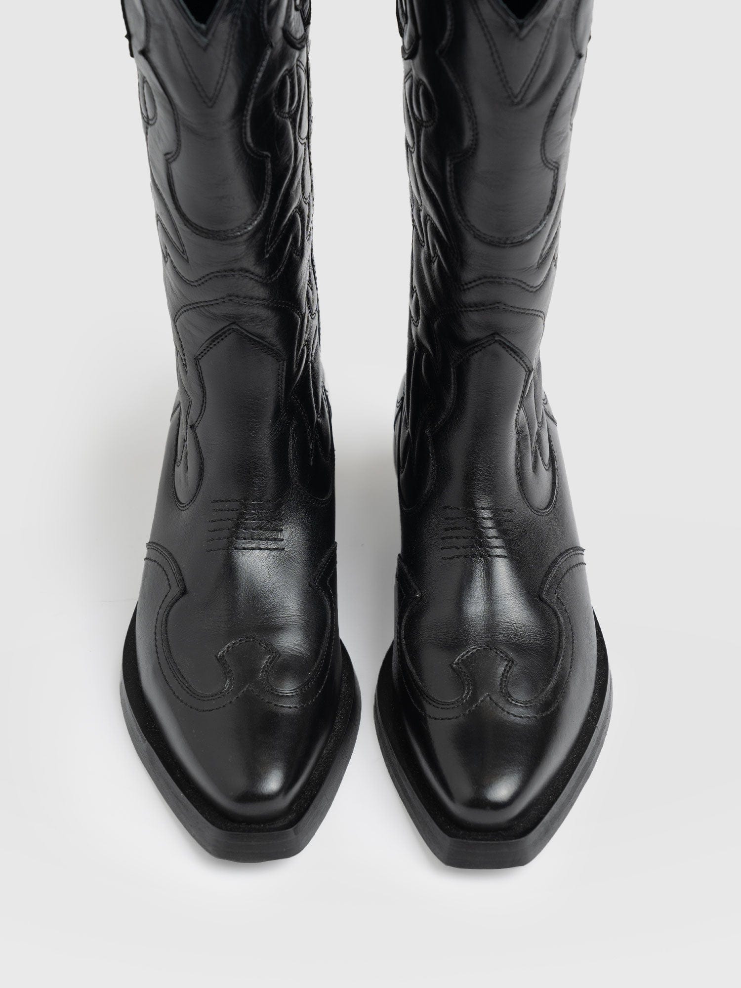 Kansas Western Boot - Black - Image 4
