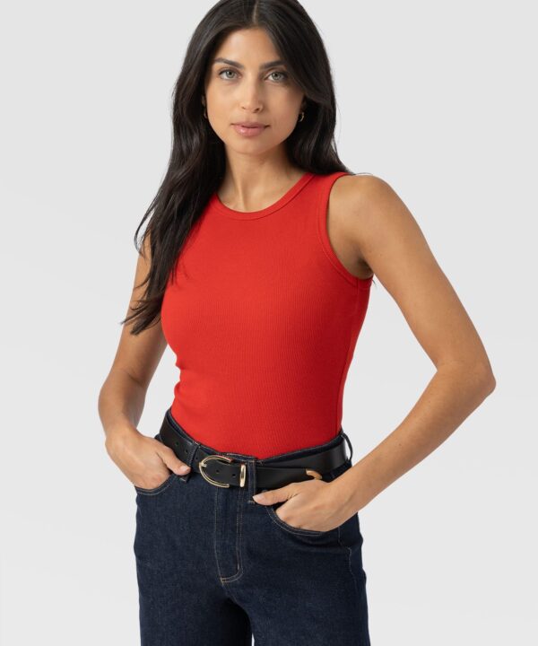 Nova Racer Vest - Burnt Orange