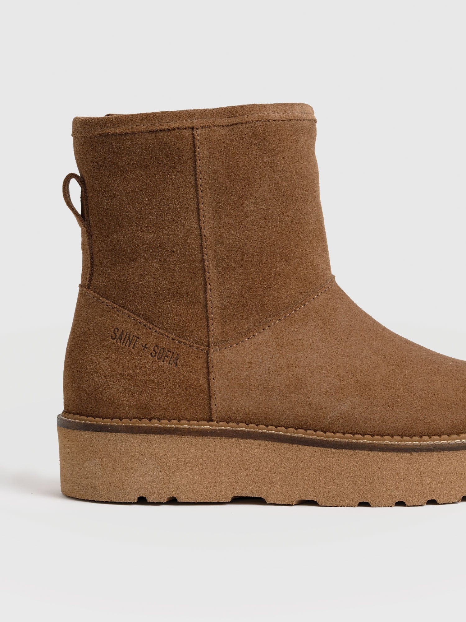 Sloane Shearling Boot - Camel - Image 4