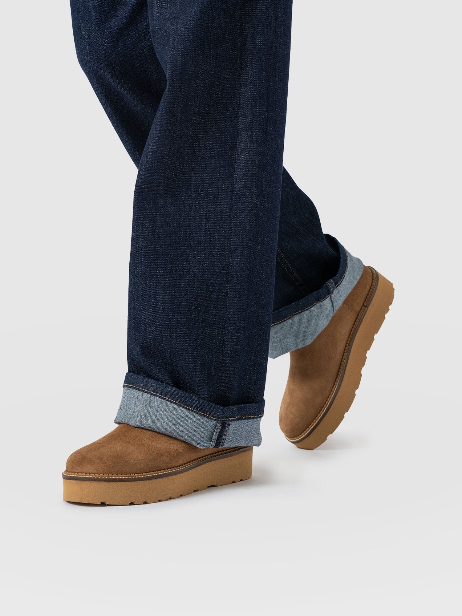 Sloane Shearling Boot - Camel - Image 6