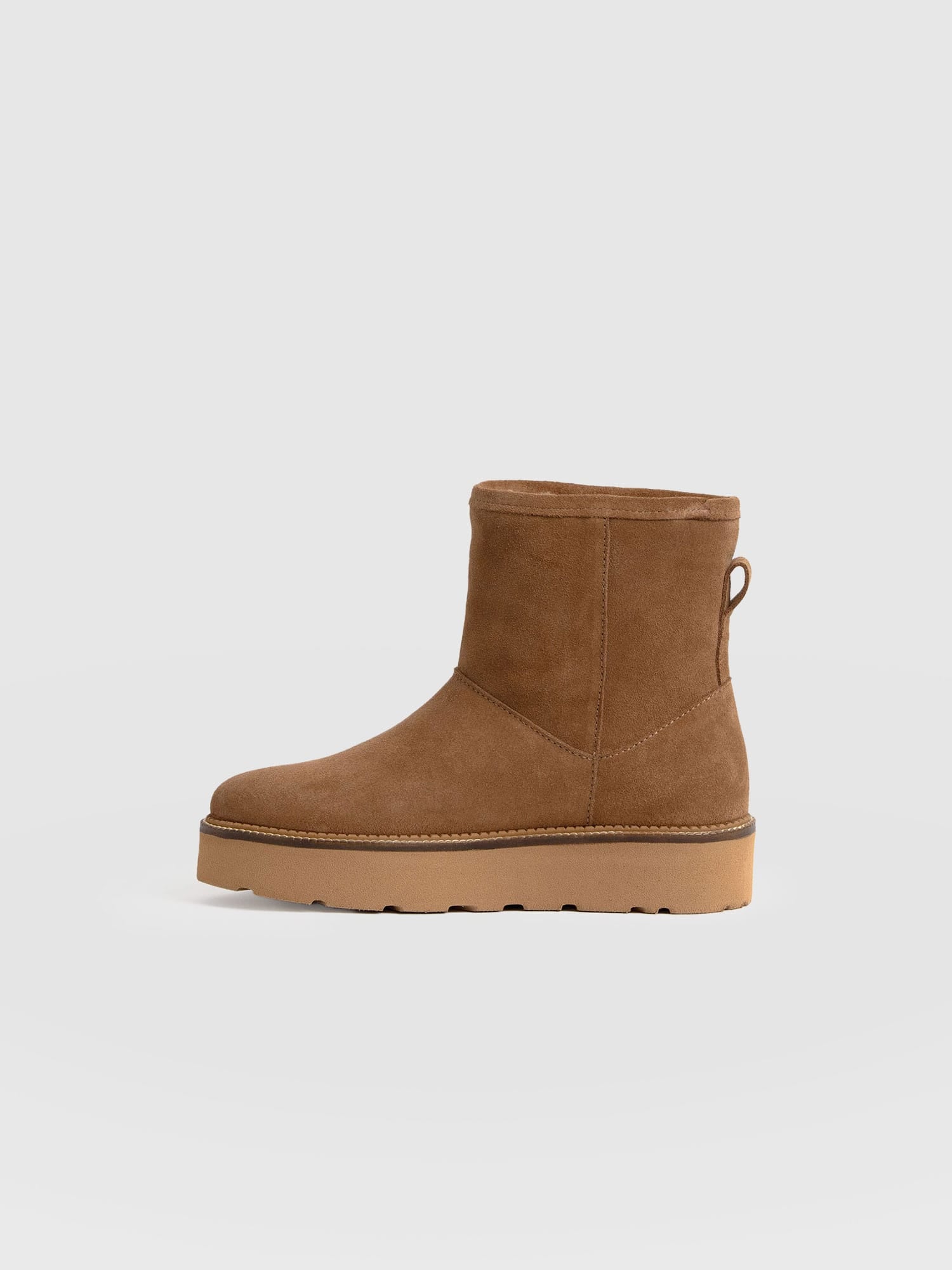 Sloane Shearling Boot - Camel - Image 2
