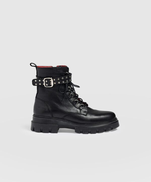 Southbank Studded Boot - Black