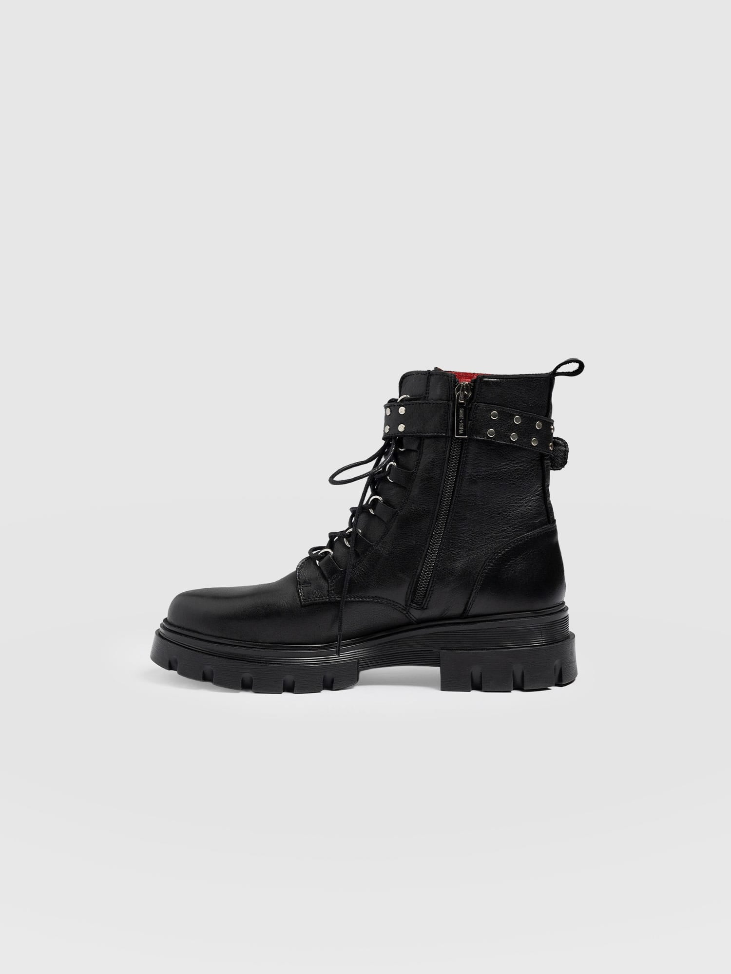Southbank Studded Boot - Black - Image 2