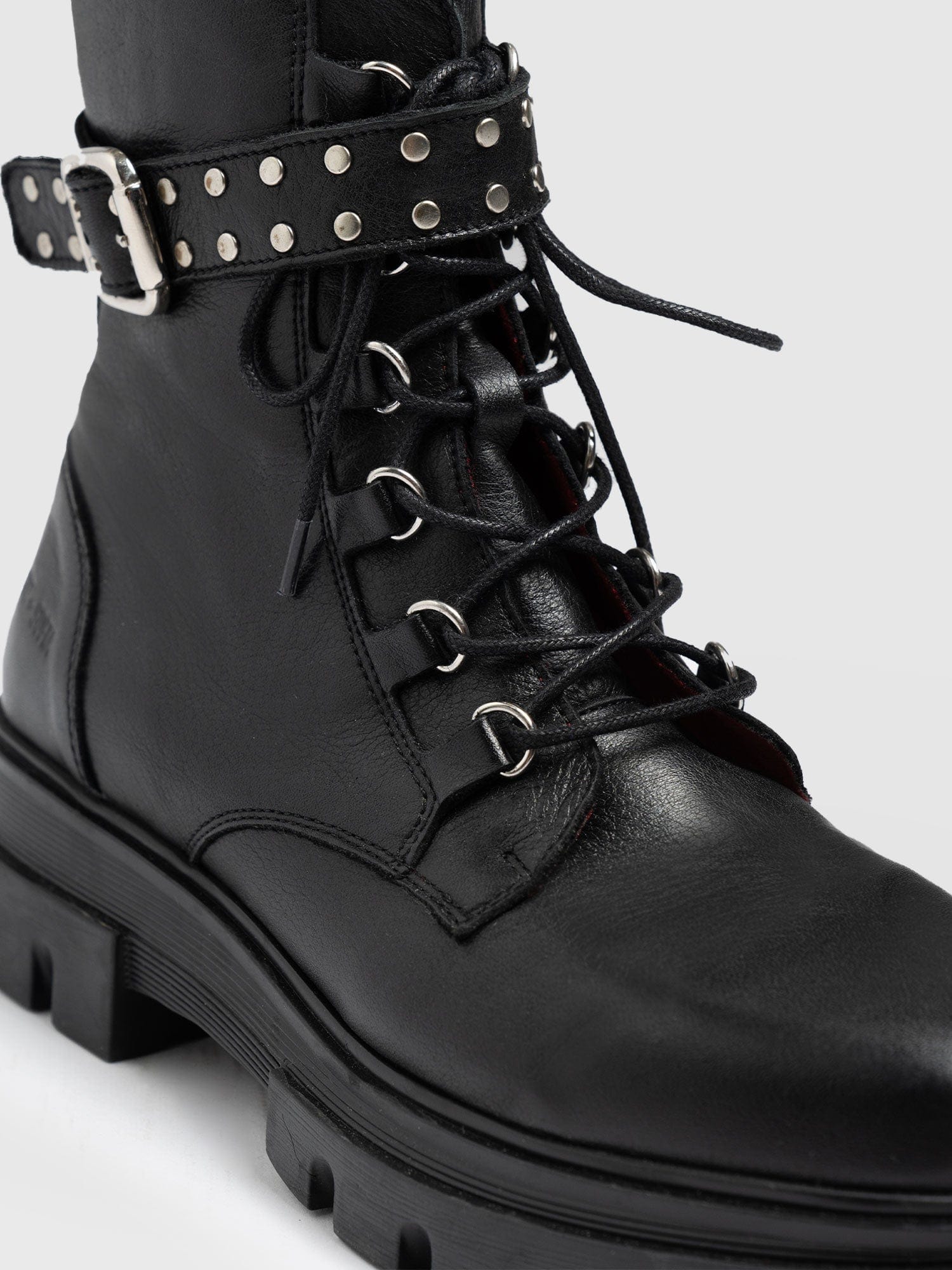 Southbank Studded Boot - Black - Image 4
