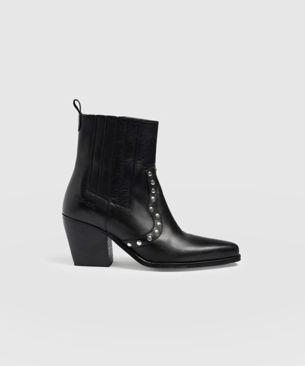 Texas Studded Boot - Black