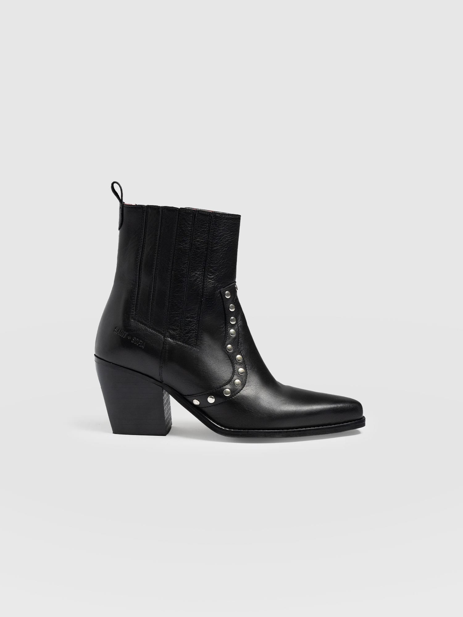 Texas Studded Boot - Black