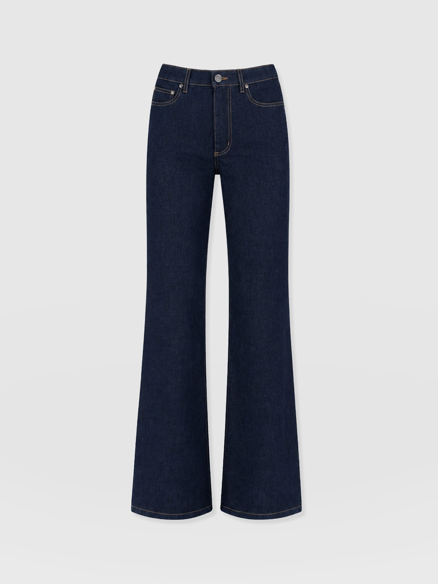 Wide Leg Jean - Indigo Blue - Image 7