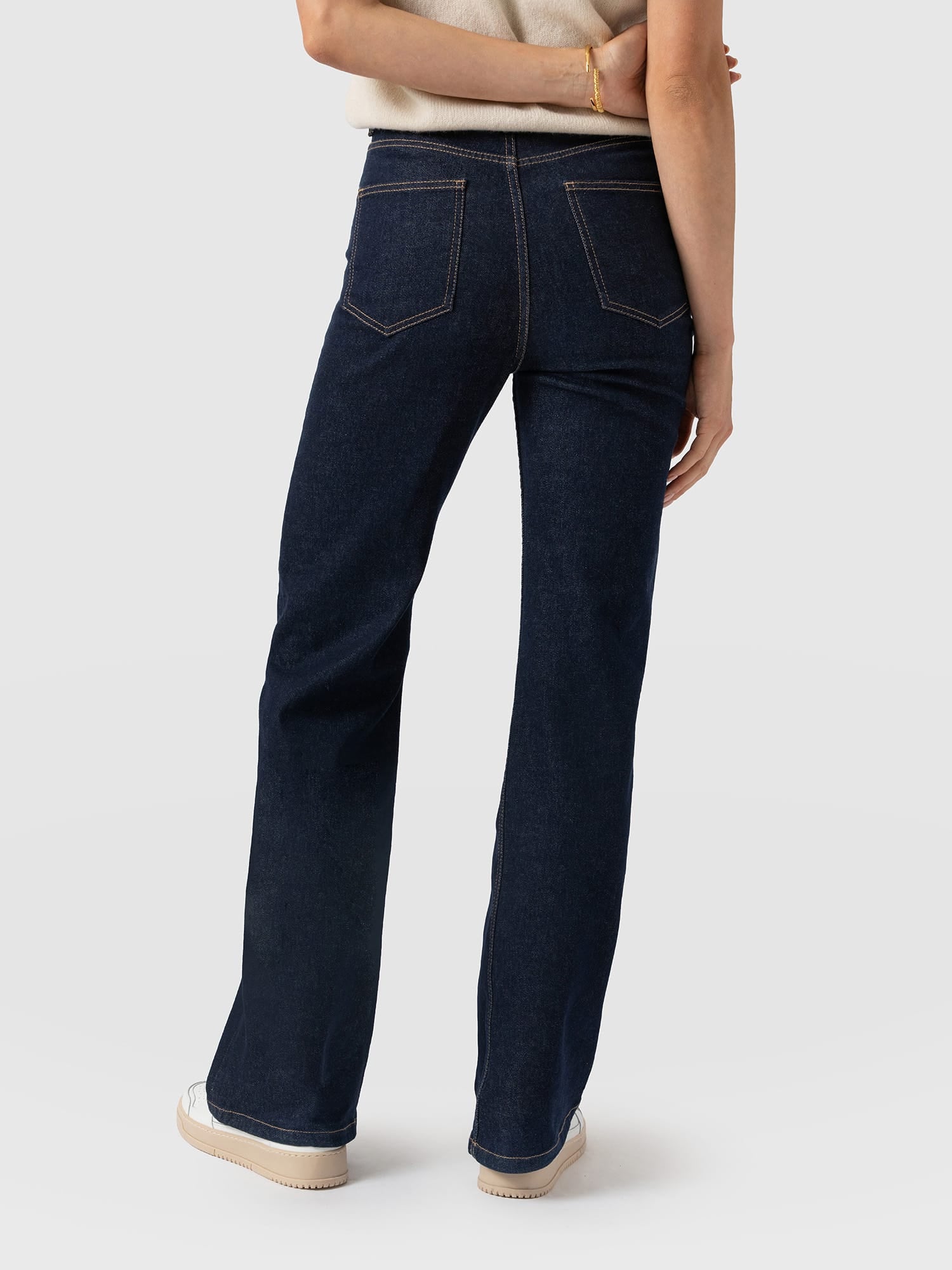 Wide Leg Jean - Indigo Blue - Image 6